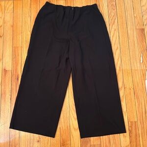 Eileen fisher black stretch crepe pant
